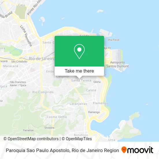 Paroquia Sao Paulo Apostolo map