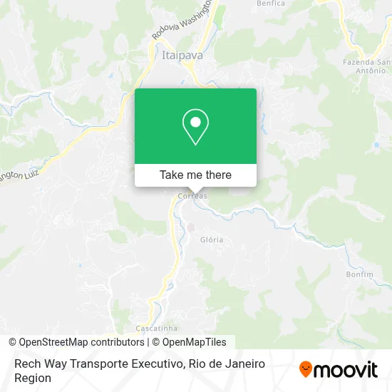 Rech Way Transporte Executivo map