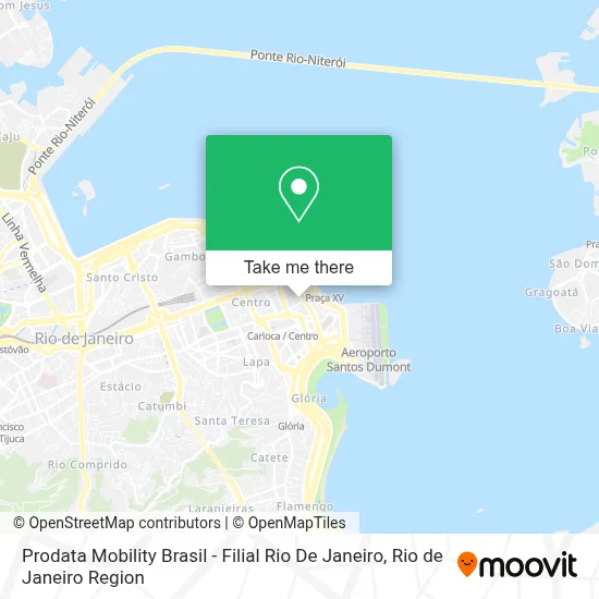 Prodata Mobility Brasil - Filial Rio De Janeiro map