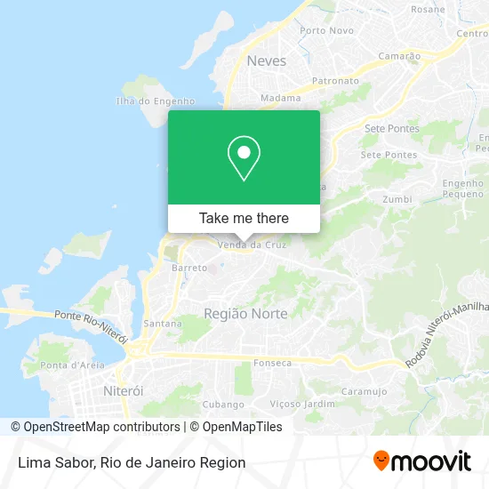Lima Sabor map