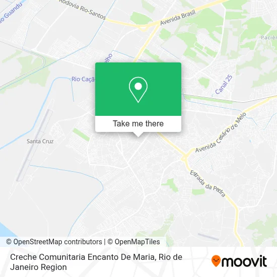 Creche Comunitaria Encanto De Maria map
