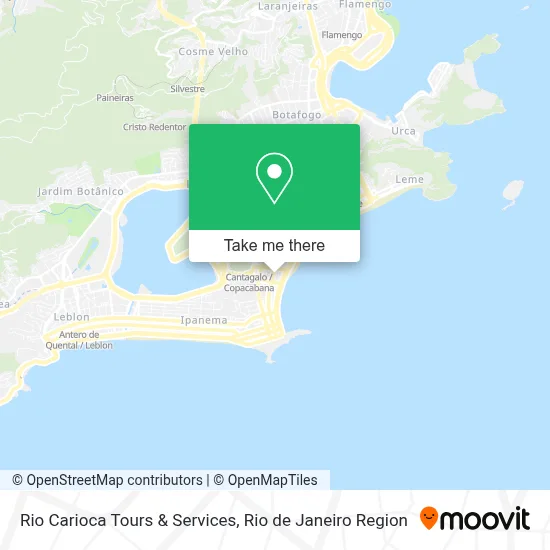 Rio Carioca Tours & Services map