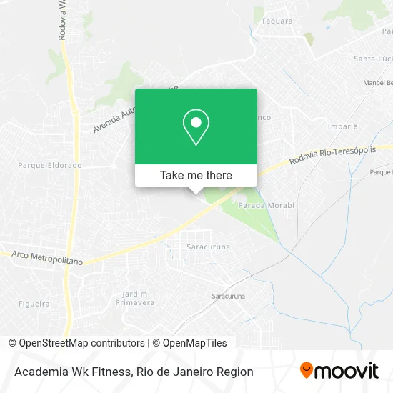 Academia Wk Fitness map