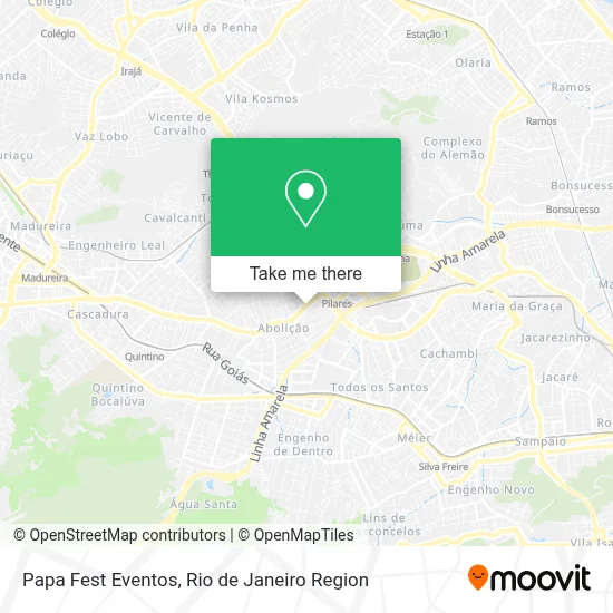 Papa Fest Eventos map