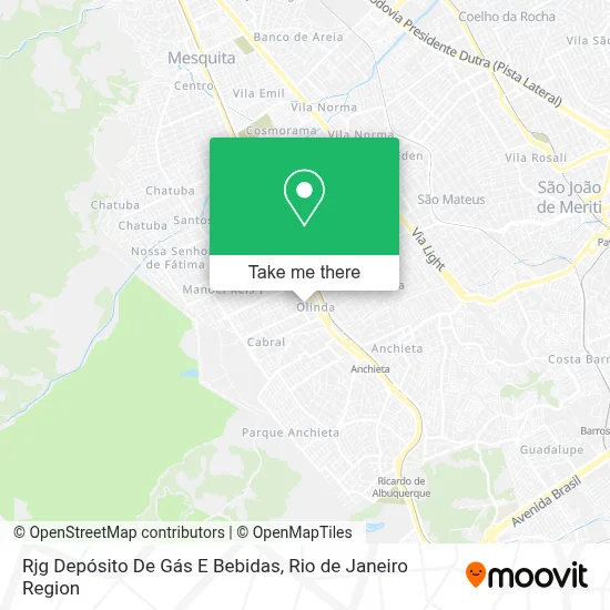 Rjg Depósito De Gás E Bebidas map