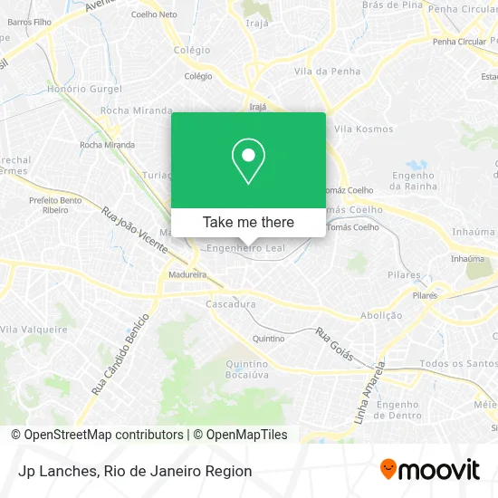 Jp Lanches map