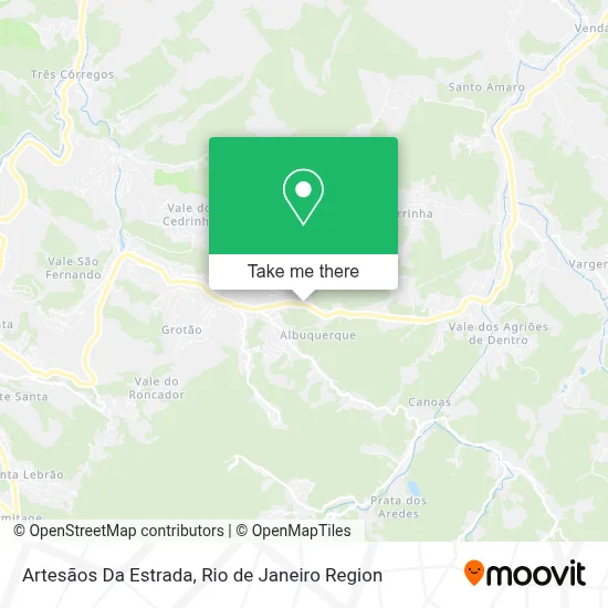 Artesãos Da Estrada map