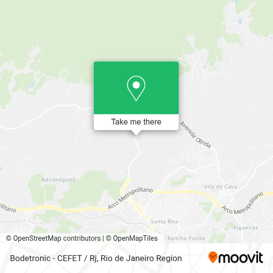Bodetronic - CEFET / Rj map