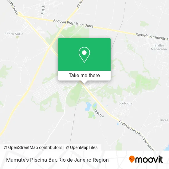 Mamute's Piscina Bar map