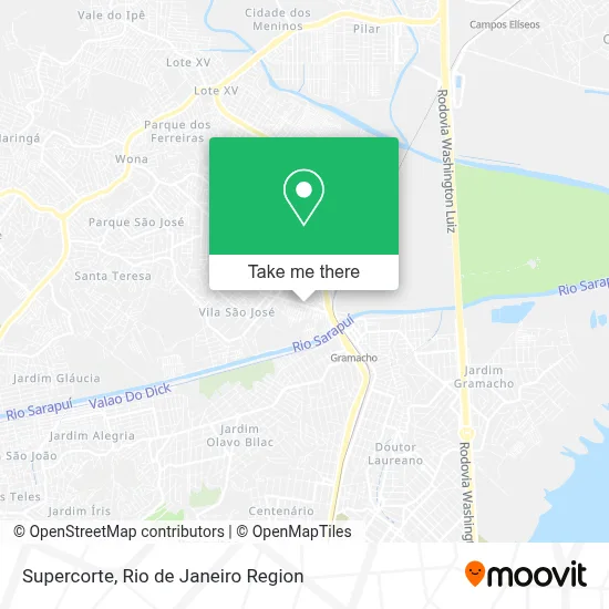 Supercorte map