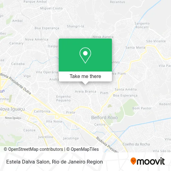 Estela Dalva Salon map