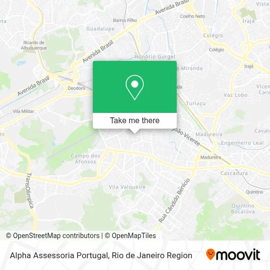 Alpha Assessoria Portugal map
