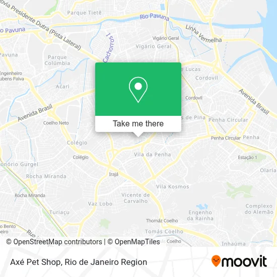 Axé Pet Shop map