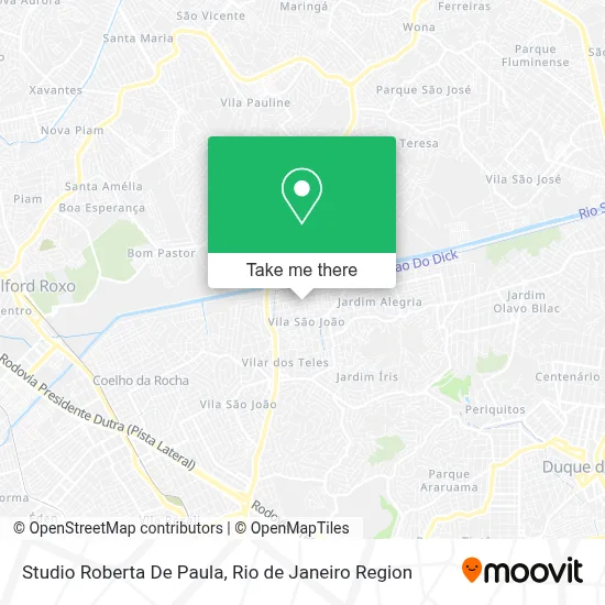 Studio Roberta De Paula map