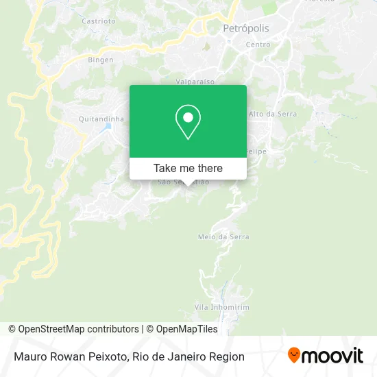 Mauro Rowan Peixoto map