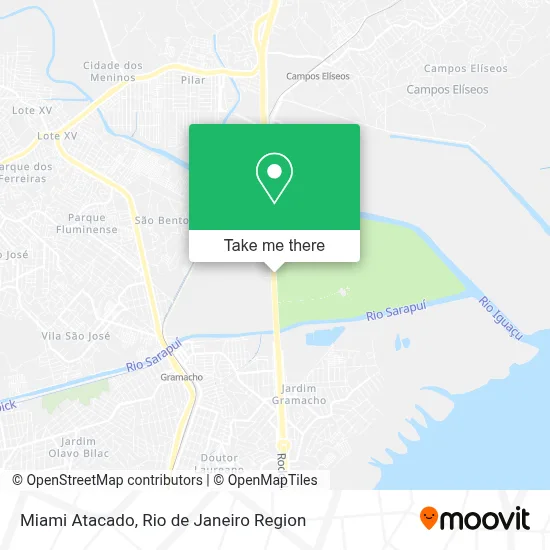Miami Atacado map