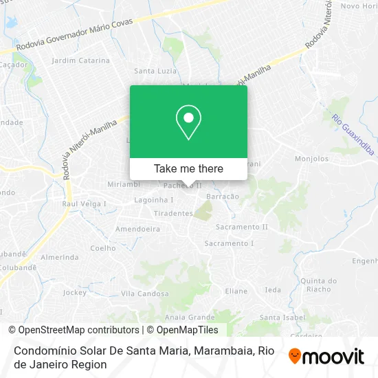 Condomínio Solar De Santa Maria, Marambaia map