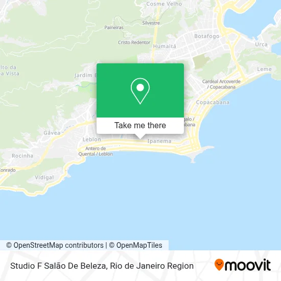 Studio F Salão De Beleza map