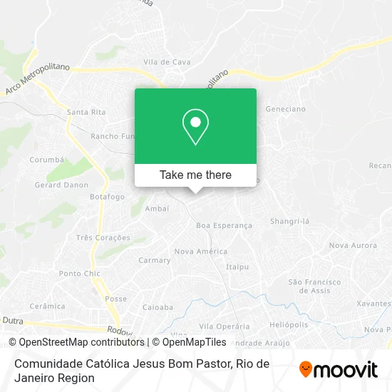 Comunidade Católica Jesus Bom Pastor map