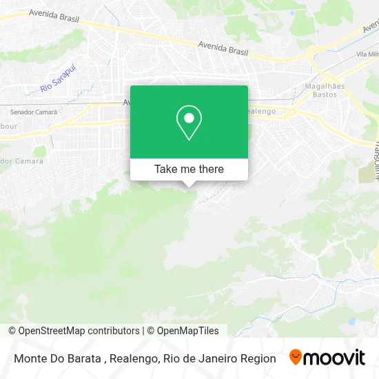 Monte Do Barata , Realengo map