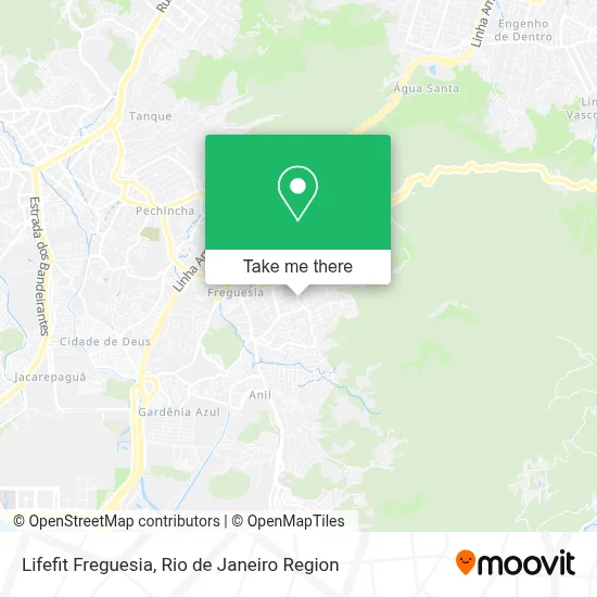 Lifefit Freguesia map