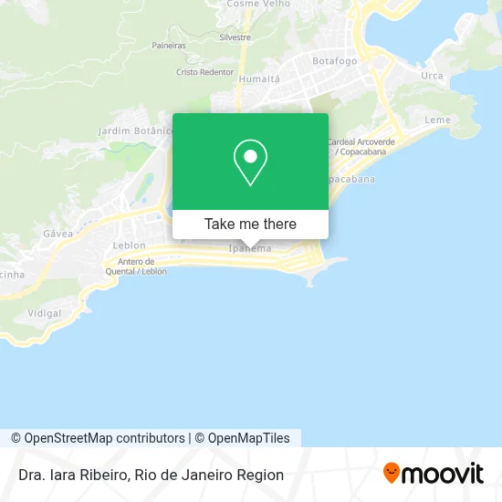 Dra. Iara Ribeiro map