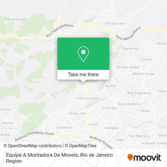 Equipe A Montadora De Moveis map