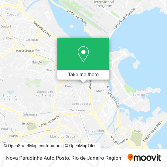 Nova Paradinha Auto Posto map