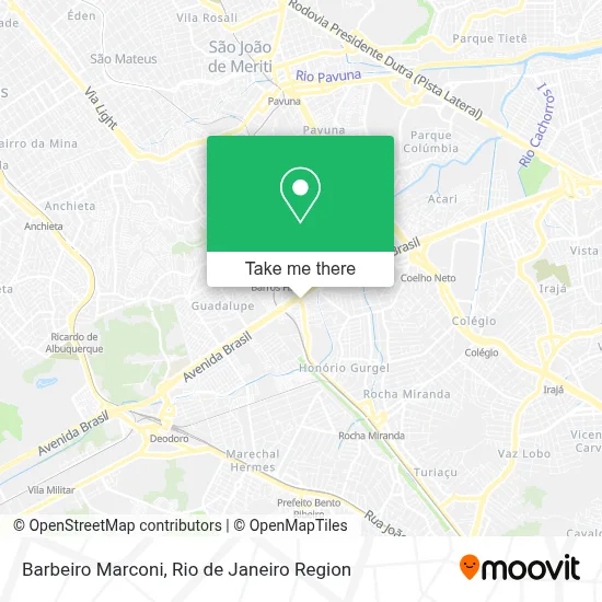 Barbeiro Marconi map