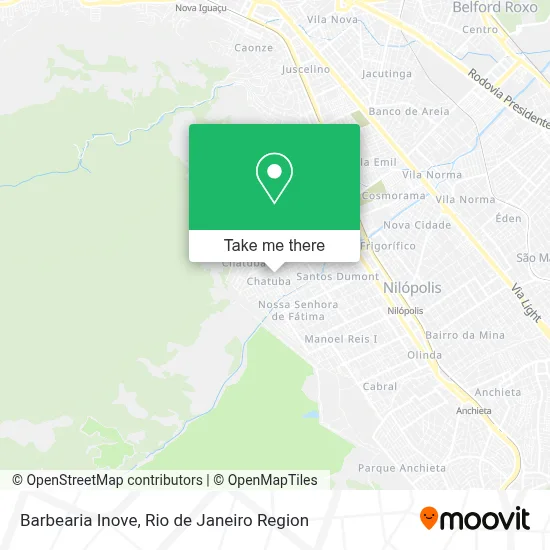 Barbearia Inove map
