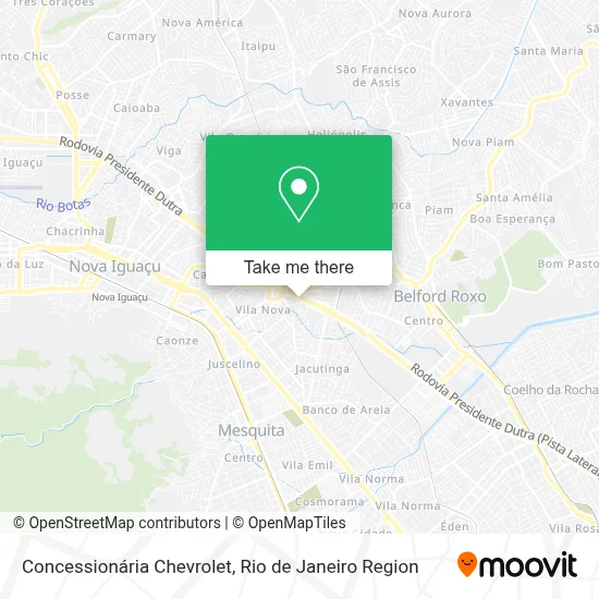 Concessionária Chevrolet map
