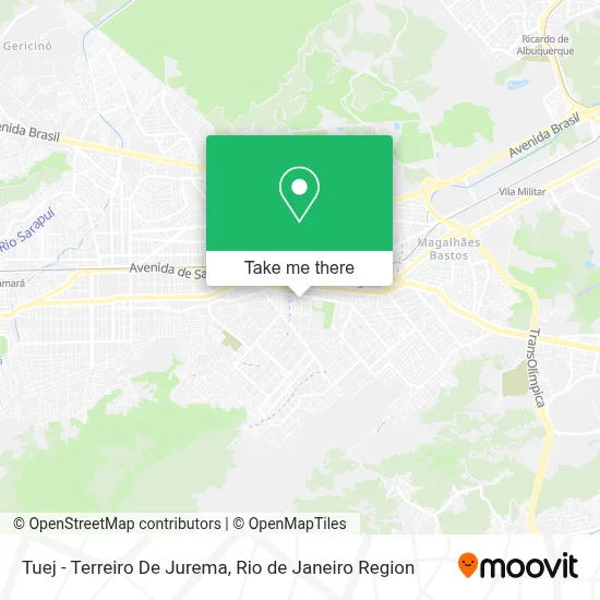 Tuej - Terreiro De Jurema map