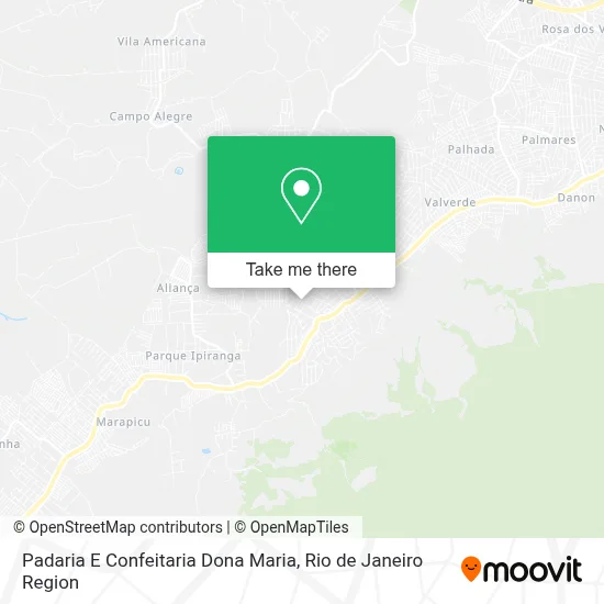 Padaria E Confeitaria Dona Maria map