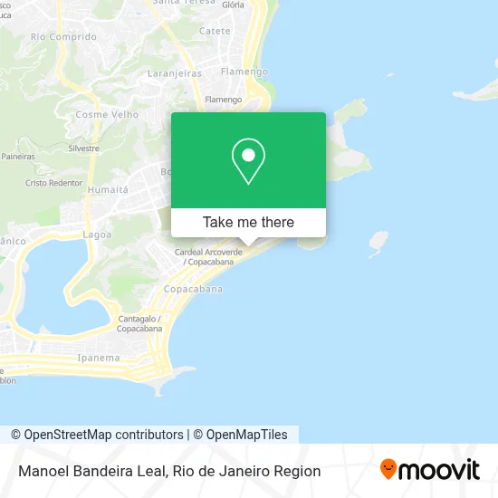 Manoel Bandeira Leal map