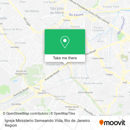 Igreja Ministerio Semeando Vida map