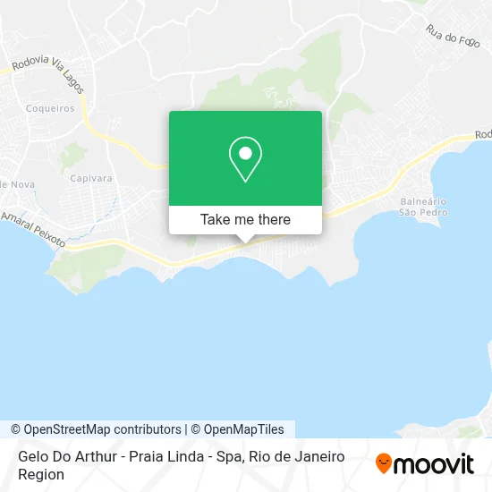 Gelo Do Arthur - Praia Linda - Spa map