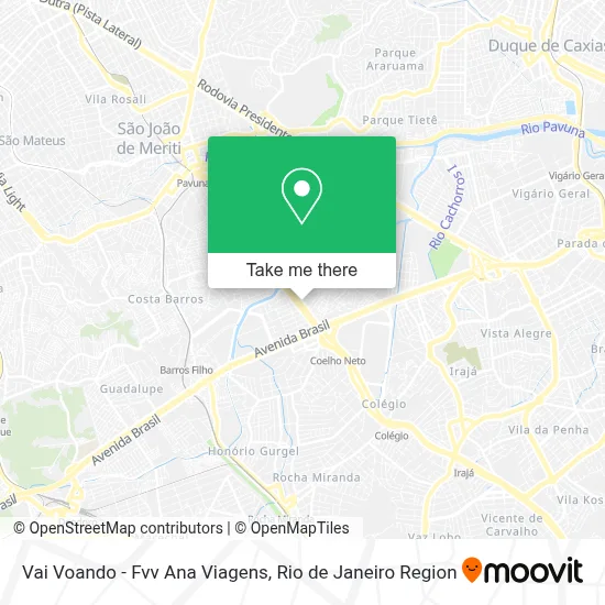 Vai Voando - Fvv Ana Viagens map