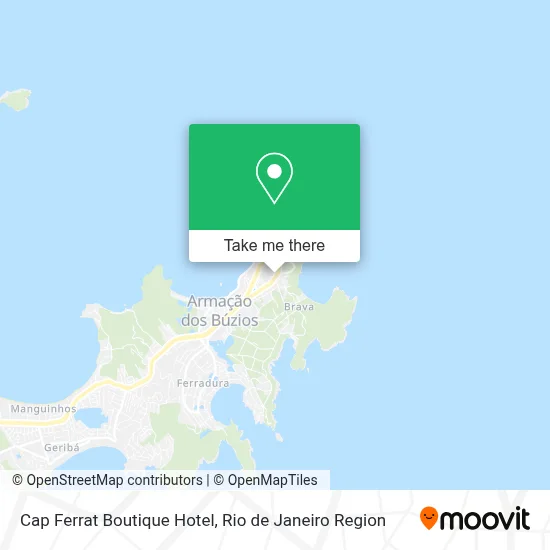 Cap Ferrat Boutique Hotel map