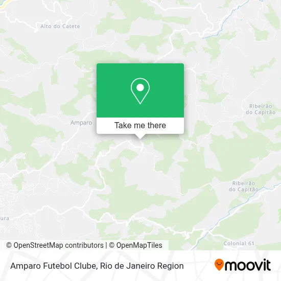 Amparo Futebol Clube map