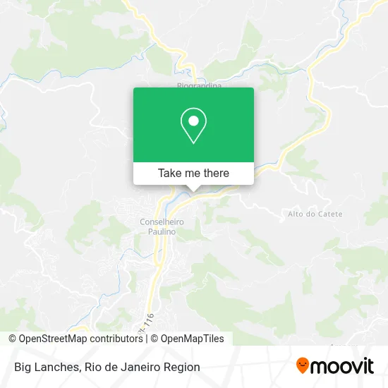 Big Lanches map