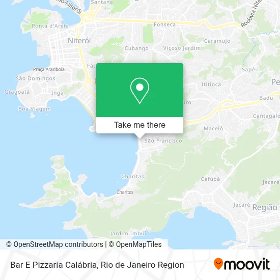 Bar E Pizzaria Calábria map