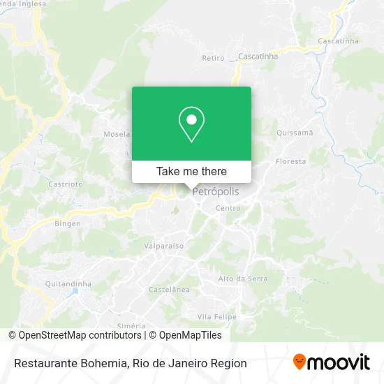 Restaurante Bohemia map