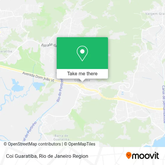 Coi Guaratiba map