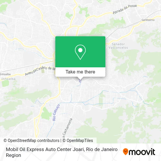 Mobil Oil Express Auto Center Joari map