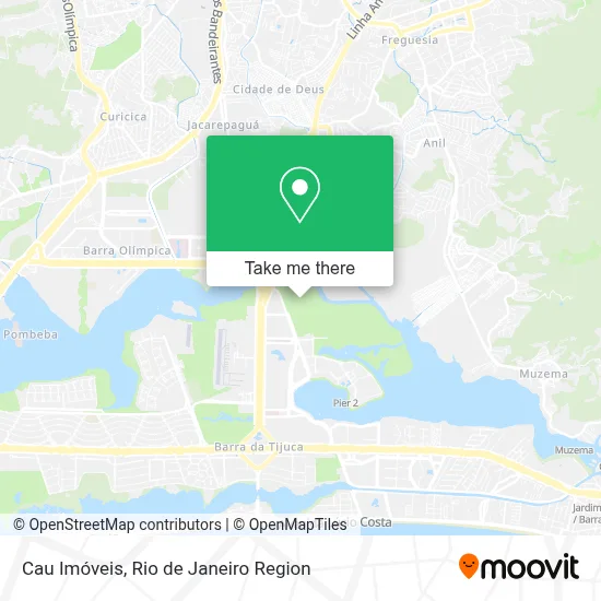 Cau Imóveis map