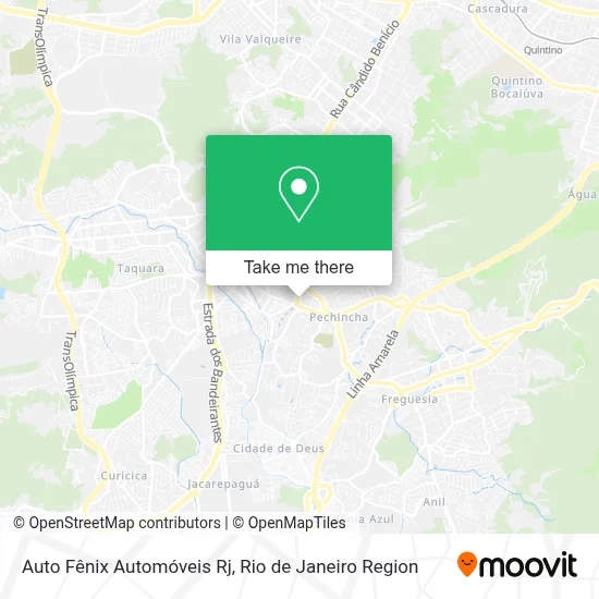 Auto Fênix Automóveis Rj map
