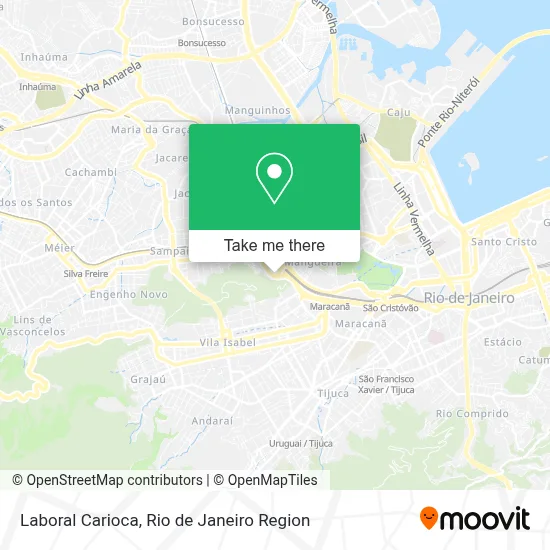 Laboral Carioca map