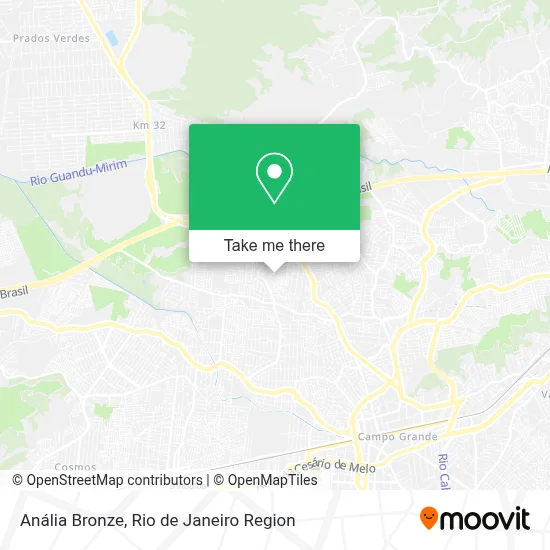 Anália Bronze map