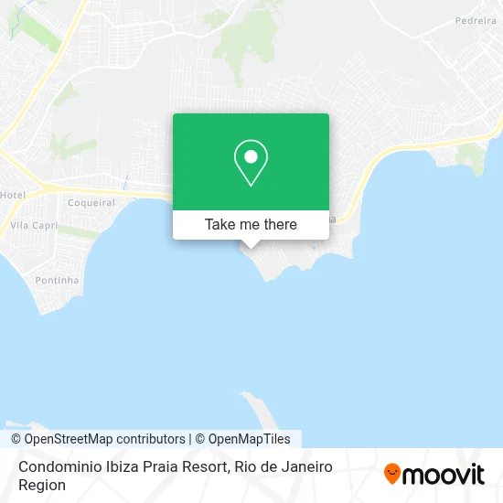 Condominio Ibiza Praia Resort map