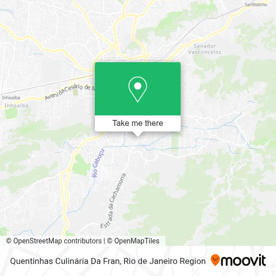 Quentinhas Culinária Da Fran map